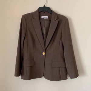 Calvin Klein Women's 2-Piece Suit - Brown